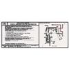 1986 Mustang Emissions Decal, 5 Speed 5.0