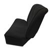 1984-93 Mustang Factory Style Sport Rear Seat Upholstery  - Black Cloth Hatchback