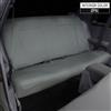1990-1993 Mustang Factory Style Sport Rear Seat Upholstery - Gray Cloth Convertible
