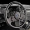 1987-89 Mustang Factory Style Steering Wheel - Cruise Control  - Black