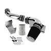 1986-88 Mustang Fenderwell Cold Air Intake Kit - Chrome 5.0