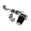 1989-93 Mustang Fenderwell Cold Air Intake Kit - Chrome 5.0