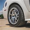 1994-04 Mustang SVE FR500 Wheel & Drag Radial Nitto Tire Kit - 17x9/10.5 - Chrome