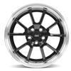 1994-04 Mustang SVE FR500 Wheel Kit - 17x9/10.5  - Black w/ Machined Lip