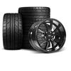 1994-04 Mustang SVE FR500 Wheel & Nitto Tire Kit  - 17x9/10.5 - Gloss Black