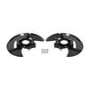 1987-93 Mustang Front Brake Rotor Dust Shield Kit 5.0