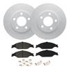 1999-04 Mustang Front Brake Rotor & Pad Kit - 11" GT/V6