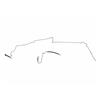 1996-98 Mustang Fuel Supply Line - Stainless Steel