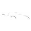 1986-93 Mustang  Fuel Tank To Engine 5/16" Fuel Supply Line Kit 5.0