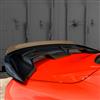 2015-23 Mustang GT500 Style Rear Spoiler w/ Gurney Flap  - Gloss Black