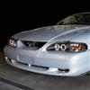1994-1998 Mustang Halo LED Projector Headlight Kit - Black