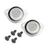 1979-93 Mustang License Light Lens And Screw Kit