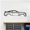 2016-2020 Shelby GT350 Silhouette Metal Wall Art