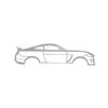 2016-2020 Shelby GT350 Silhouette Metal Wall Art