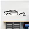 2018-2023 Mustang Coupe Silhouette Metal Wall Art