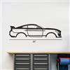 2020-2022 Shelby GT500 Silhouette Metal Wall Art