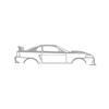 2000 Cobra R Silhouette Metal Wall Art