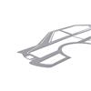 1987-1993 Mustang GT Convertible Silhouette Metal Wall Art