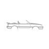 1987-93 Mustang Silhouette Metal Wall Art - Convertible With Wing