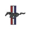 1994-2004 Mustang Pony Fender Emblems - Black Chrome