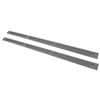 1979-1993 Mustang Scuff Plates - Charcoal Gray