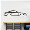 1994-1998 Mustang Coupe Silhouette Metal Wall Art