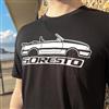 5.0 Resto Fox Body Silhouette T-Shirt  - Black