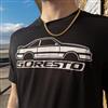 5.0 Resto Fox Body Silhouette T-Shirt  - Black