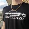 5.0 Resto Fox Body Silhouette T-Shirt  - Black