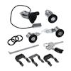 1979-93 Mustang Single Key Lock Conversion Kit  - Black Bezel