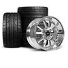 1994-04 Mustang SVE FR500 Wheel & Nitto Tire Kit - 17x9/10.5 - Chrome