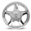 1979-93 Mustang 4 Lug Pony Wheel & Sumitomo Tire Kit - 17x8/10 - Chrome