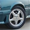 1979-93 Mustang 4 Lug Pony Wheel & Sumitomo Tire Kit - 17x8/10 - Chrome
