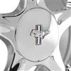 1979-93 Mustang 4 Lug Pony Wheel & Sumitomo Tire Kit - 17x8/10 - Chrome