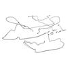 1994-95 Mustang Stainless Steel Brake Line Kit, W/ ABS GT