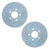 1994-1998 Mustang StopTech Rotor & Hawk Pad Kit - Drilled & Slotted - GT/V6