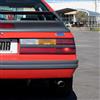 1985-86 Mustang SVO & 93 Cobra Tail Light Lens - RH Charcoal Gray