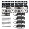 1979-93 Mustang Windshield and Rear Glass Molding Clip Kit  - Hatchback