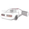 1985-93 Mustang Convertible Top Header Weatherstrip
