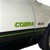 1979 Mustang Phoenix Graphix Cobra Hood & Door Decal Kit - Green