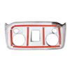 2015-2023 Mustang Map Light Bezel Cover - Carbon Fiber Coupe