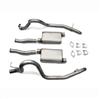 1987-93 Mustang Pypes 2.5" Cat Back Exhaust System Stainless Steel GT 5.0