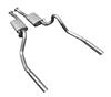 1986-97 Mustang Pypes 2.5" Cat Back Exhaust w/ 3" Tips Stainless Steel