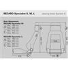 Recaro Specialist Seat - S  - Black Leather