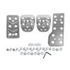 1979-2004 Mustang Billet Aluminum Manual Pedal Kit