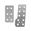 1979-2004 Mustang Billet Aluminum Manual Pedal Kit - Satin