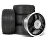 1979-1993 Mustang SVE 4 Lug 93 Cobra R Style Wheel & Sumitomo Tire Kit - 17x8 - Black