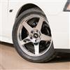 1994-04 Mustang SVE 2003 Cobra Style Wheel & Nitto Tire Kit  - 17x9/10.5 - Chrome - Deep Dish Rear