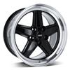 1979-93 Mustang SVE 5-Lug S89 Wheel - 17x9  - Black