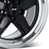 1979-93 Mustang SVE 5-Lug S89 Wheel - 17x9  - Black
